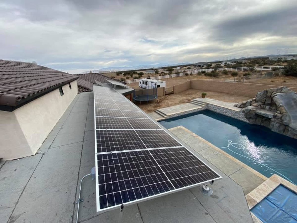 11.2 kW in Phelan, CA installed by Van Mierlo Builders and Solar